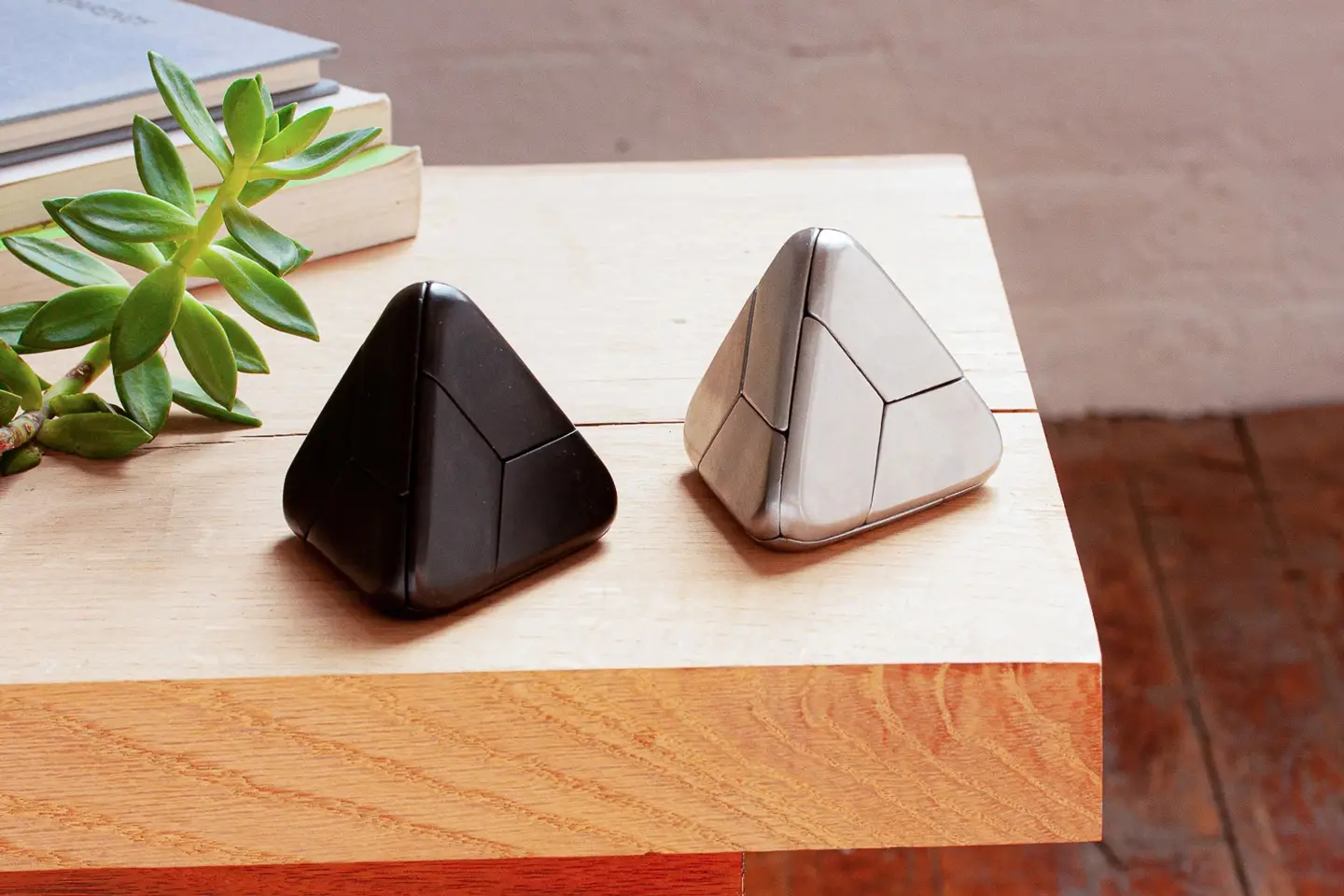 Tetra Puzzle, Brushed Stainless 2